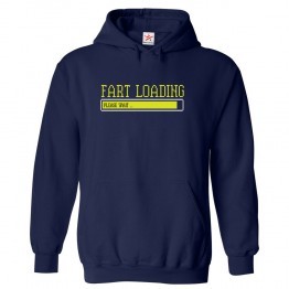 Fart Loading Please Wait Funny Unisex Classic Kids and Adults Pullover Hoodie